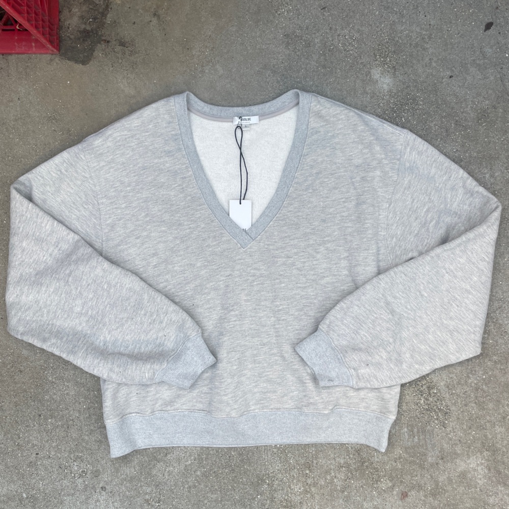Agolde Heather Gray Sweatshirt Skirt